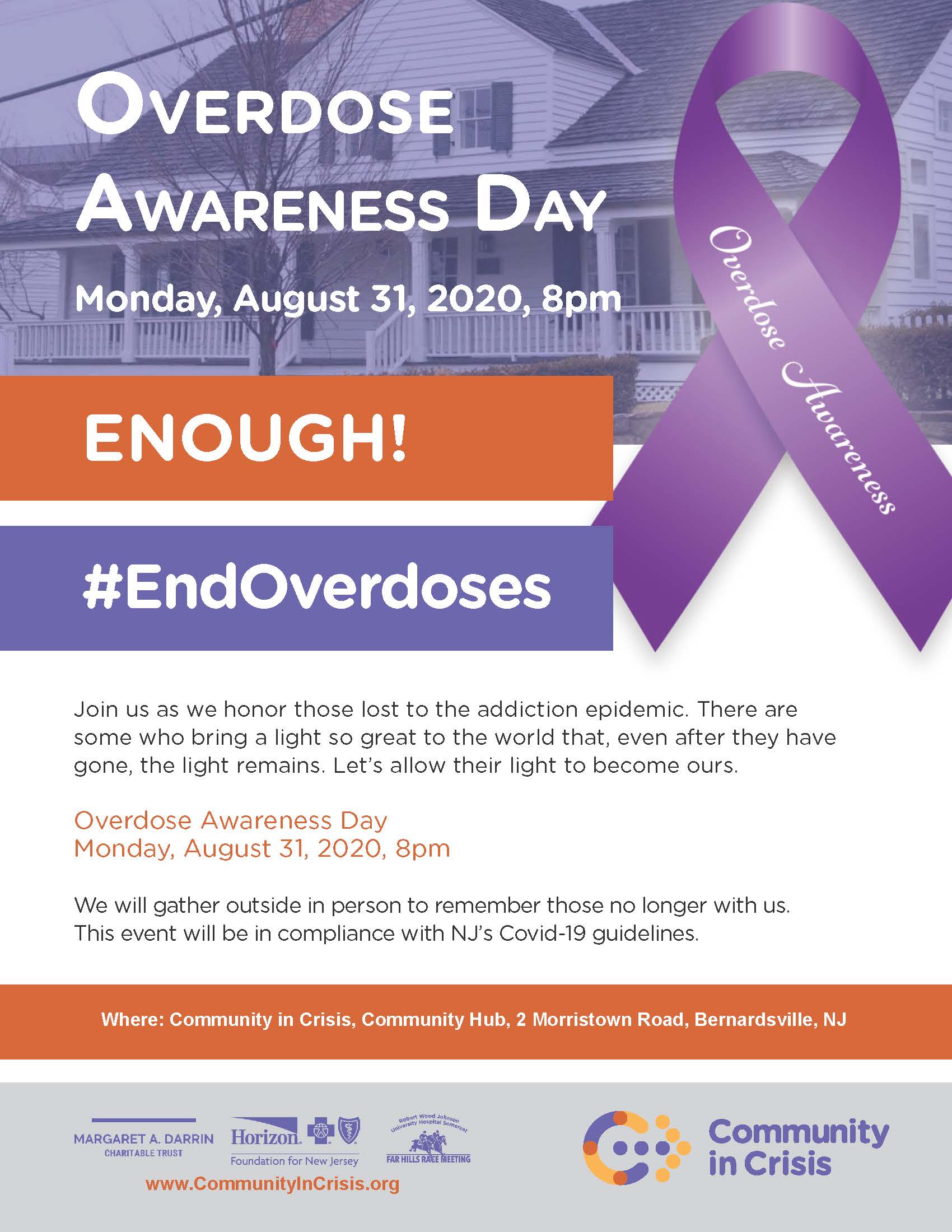 Overdose Awareness Day | Community in Crisis