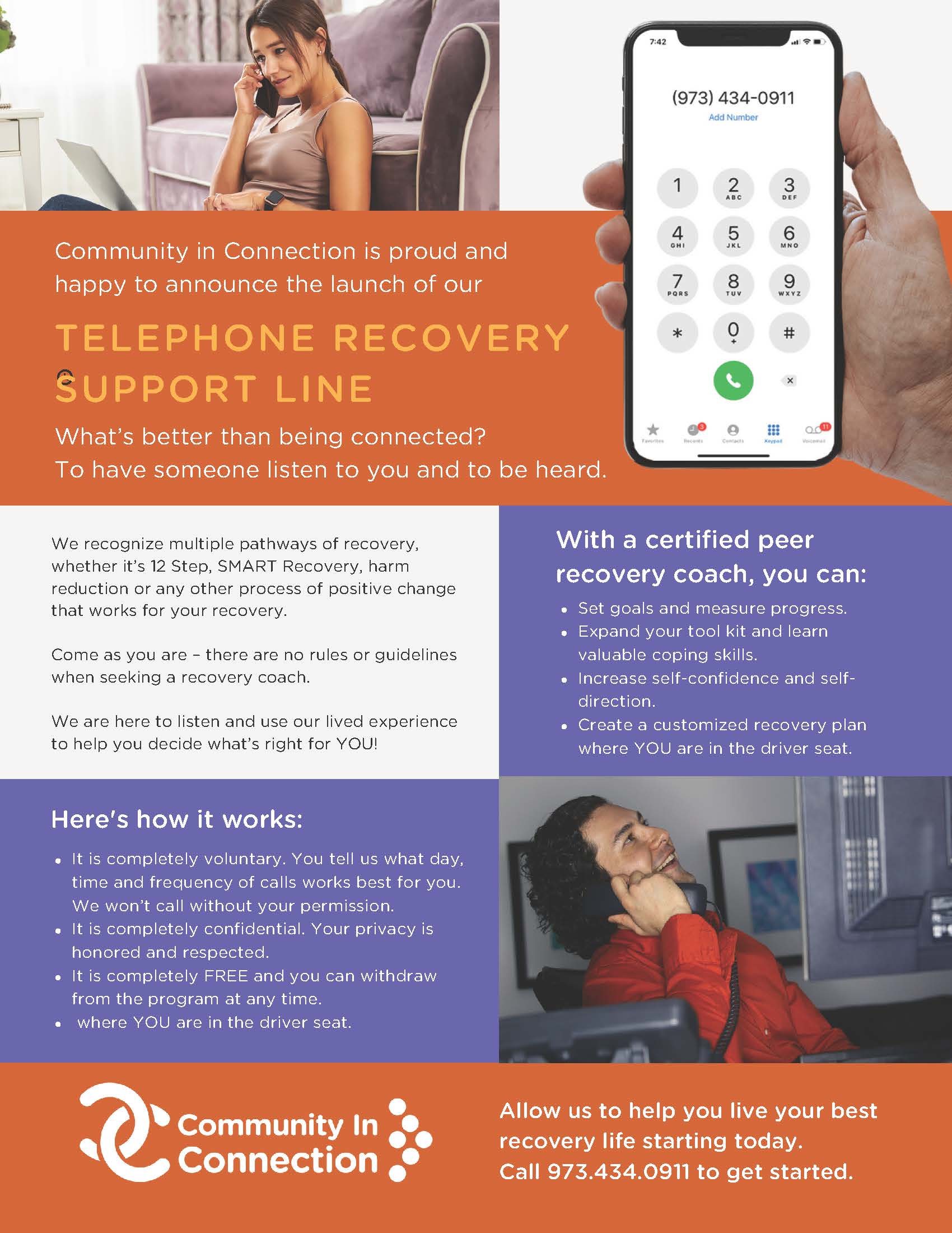 CIC Telephone Recovery Support